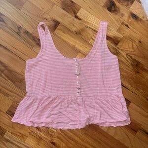 Aeropostale Pink Striped Top